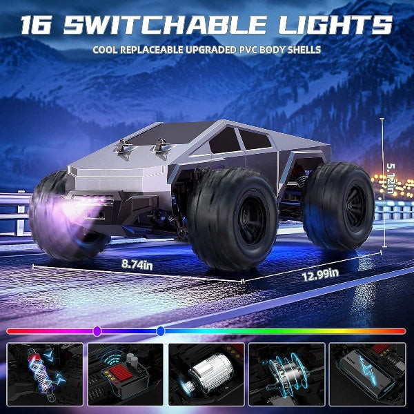Fjernstyret Monster Truck 1:16 brushless